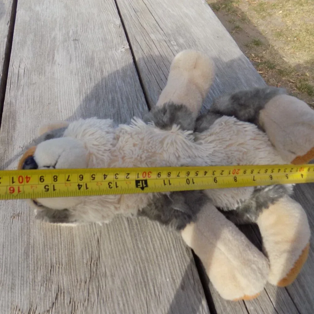WOLF Plush, Realistic Wolf, PLUSH STUFFED ANIMAL *
